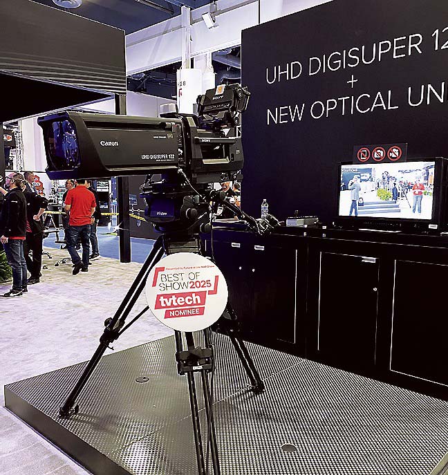 NABでプロダクト・オブ・ザ・イヤーを受賞した新たな光学ユニット搭載の「UHD-DIGISUPER 122」