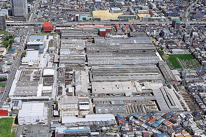 タツタ電線大阪工場全景