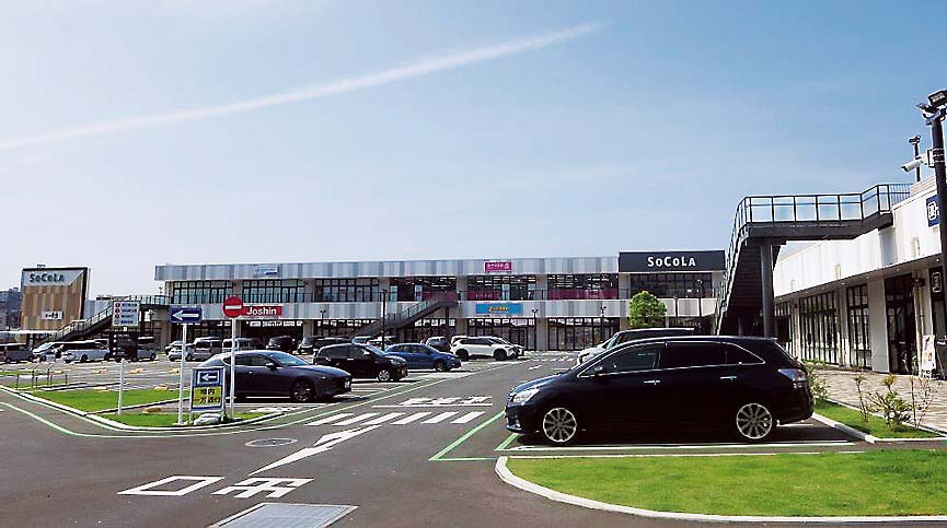 商業施設のソコラ所沢