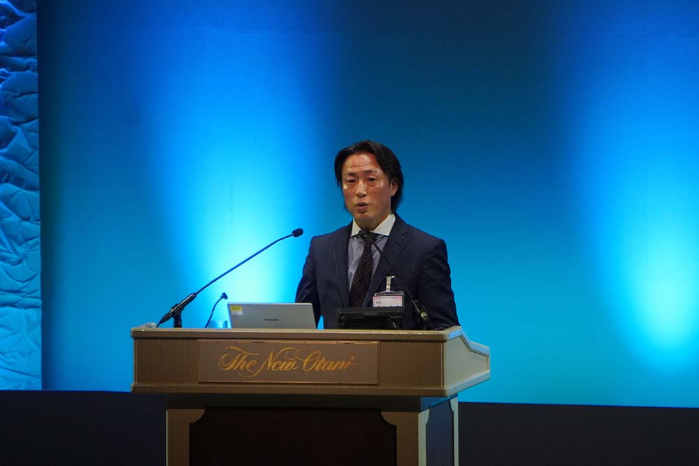 事例発表をした中尾社長
