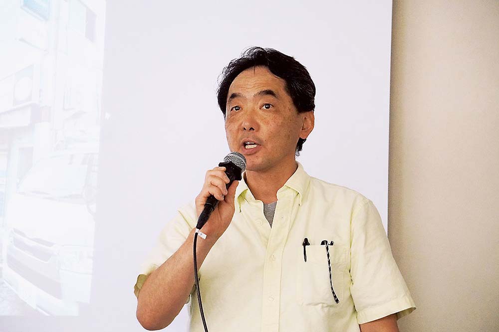 電気工事の講習をした神久社長