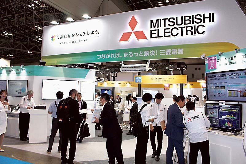 来場者の関心を集める同社ブース