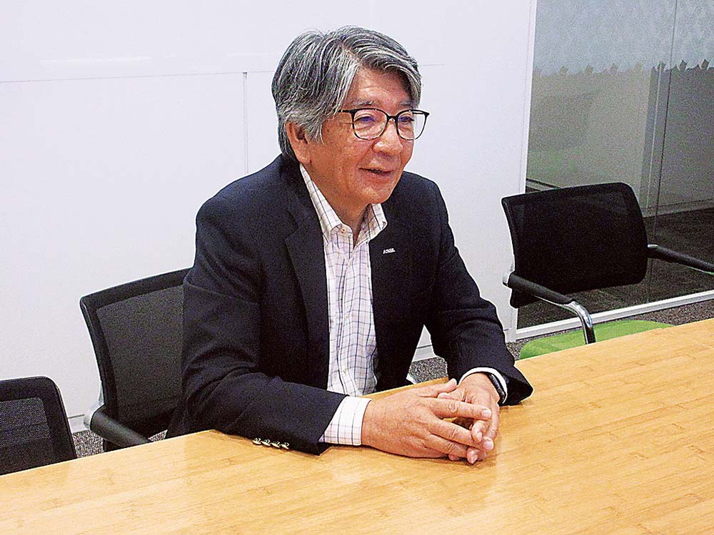 ASML日本法人の藤原社長＝6月、東京都