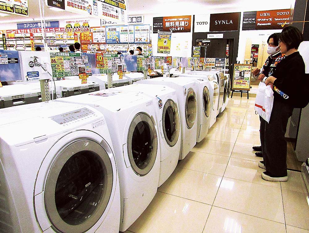 ドラム式洗濯乾燥機が売れるなど、顧客ニーズに寄り添う商品が需要を顕在化させる