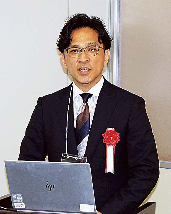 戦略を語る大場社長