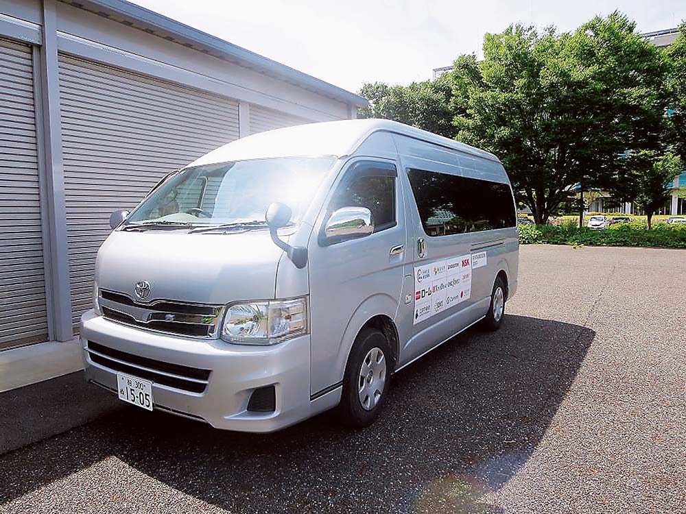 実証実験で使用されているEV