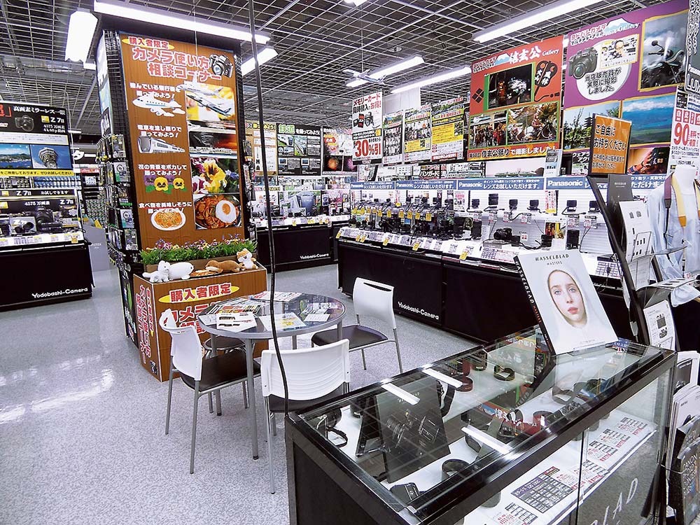 カメラの相談コーナーも用意