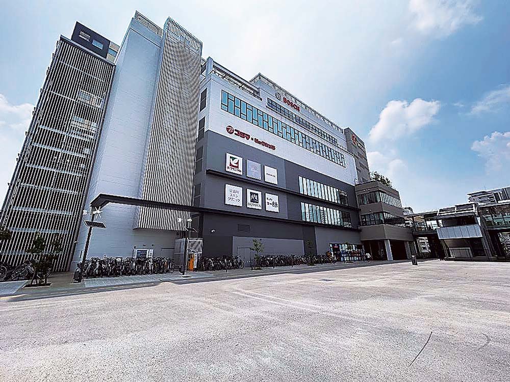 コジマが出店する駅東口前の宇都宮テラス
