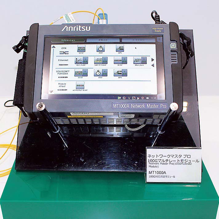 1.5メガ～100ギガbps対応のMT1000A