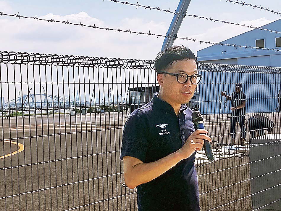会見する福澤CEO