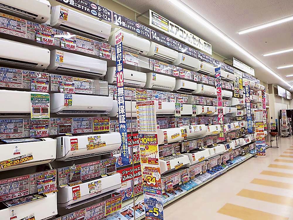 好調だったエアコンも7月は前年割れ