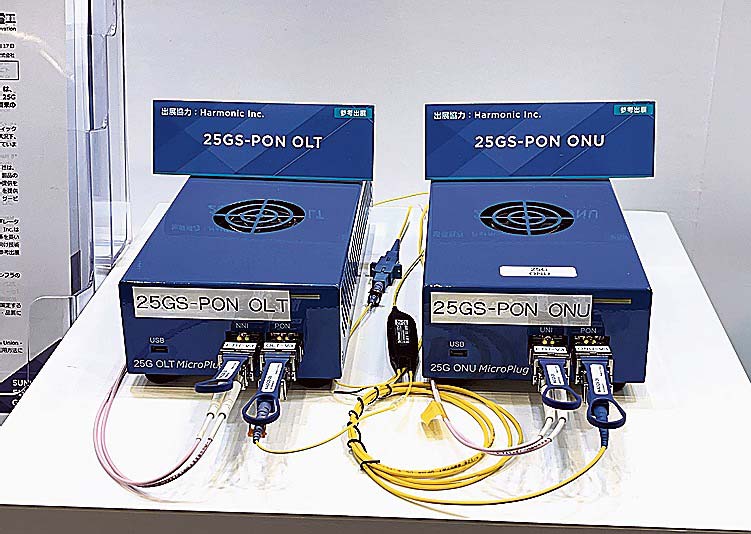 来年からリリースされる「25GのPON装置」