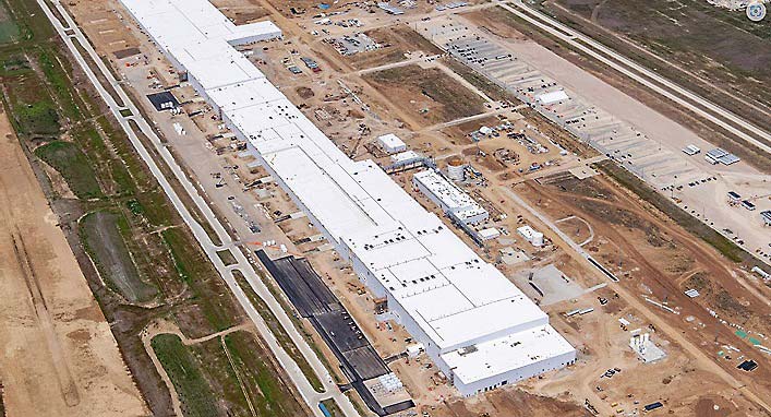 ミシガン州に建設中のフォードのLFP電池工場