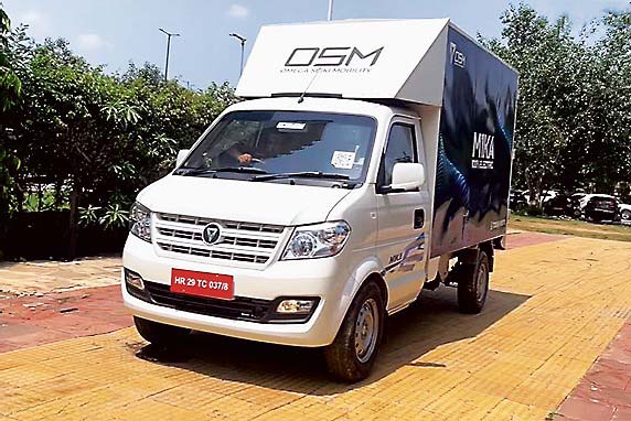 インドで人気の電動商用車「MK1A」。UAEでの生産も視野に