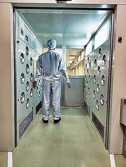 日電精密工業 神戸工場のクリーンルーム施設