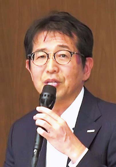 関心が高まる「おひさまエコキュート」の商品戦略を加速し、顧客価値を向上させたいと話す高田BU長