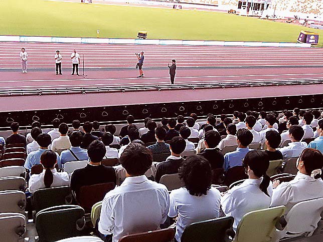 内定式の様子