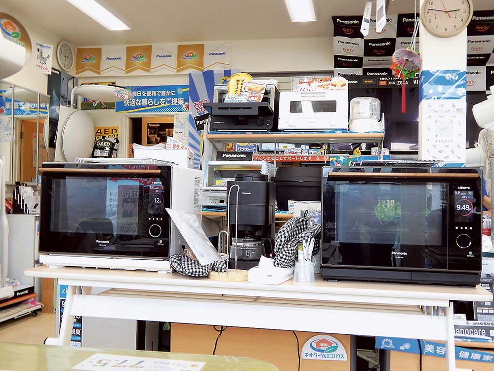 パン・おかし教室はパナソニックのスチームオーブンレンジを使用している