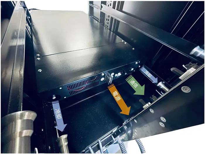 ラックへのサーバーの接続イメージ