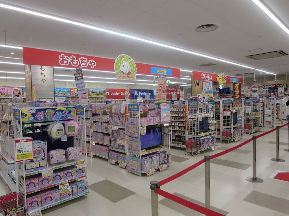 売り場を広く確保したキッズランド
