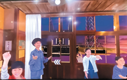 IPAのブースでは、参加者の視界をモニターに投影