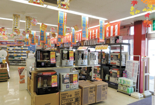 丸英でんきは暖房展を開催