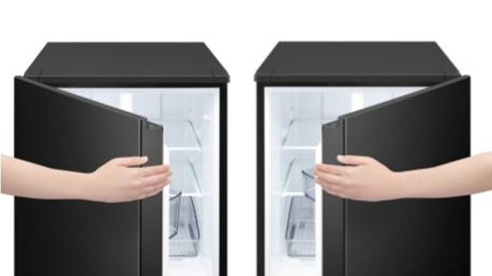 設置場所によって、自在に扉開閉方向をかえられる「つけかえどっちもドア」