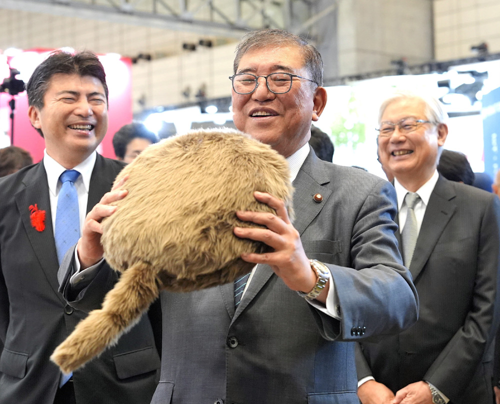 CEATECを視察した石破首相