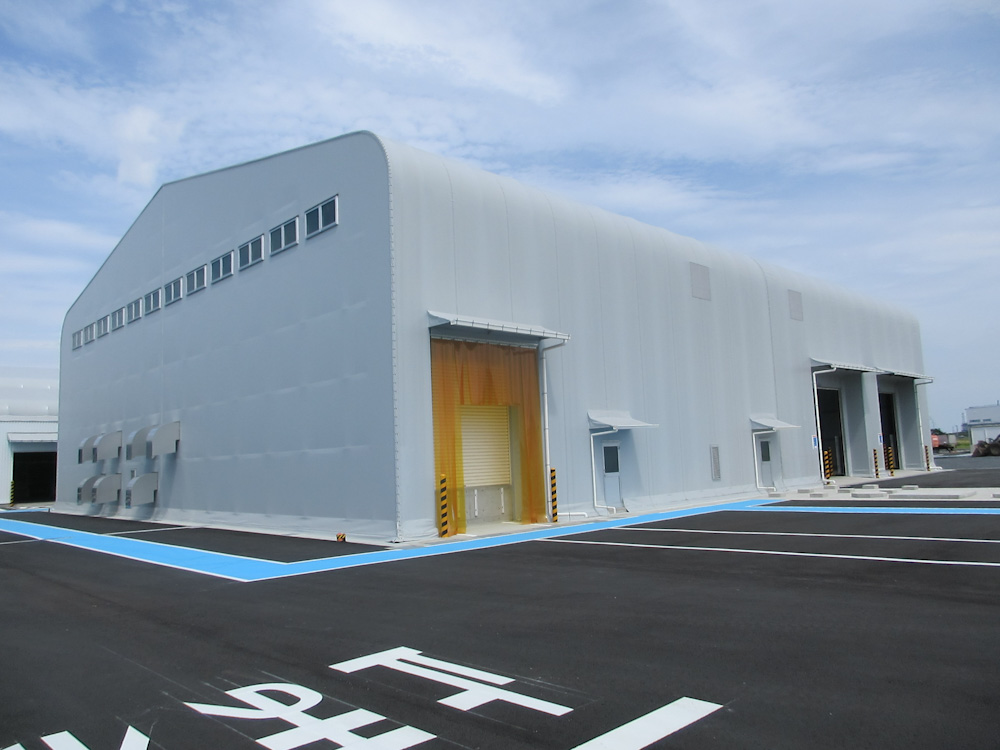 ひたちなかリサイクル物流センターの建屋