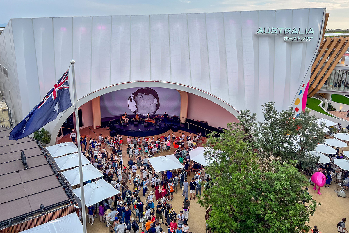 にぎわう豪州パビリオン(提供:在日オーストラリア大使館)