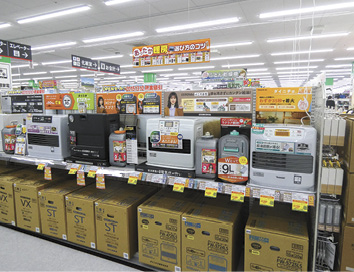 冬に向けて暖房器具を訴求