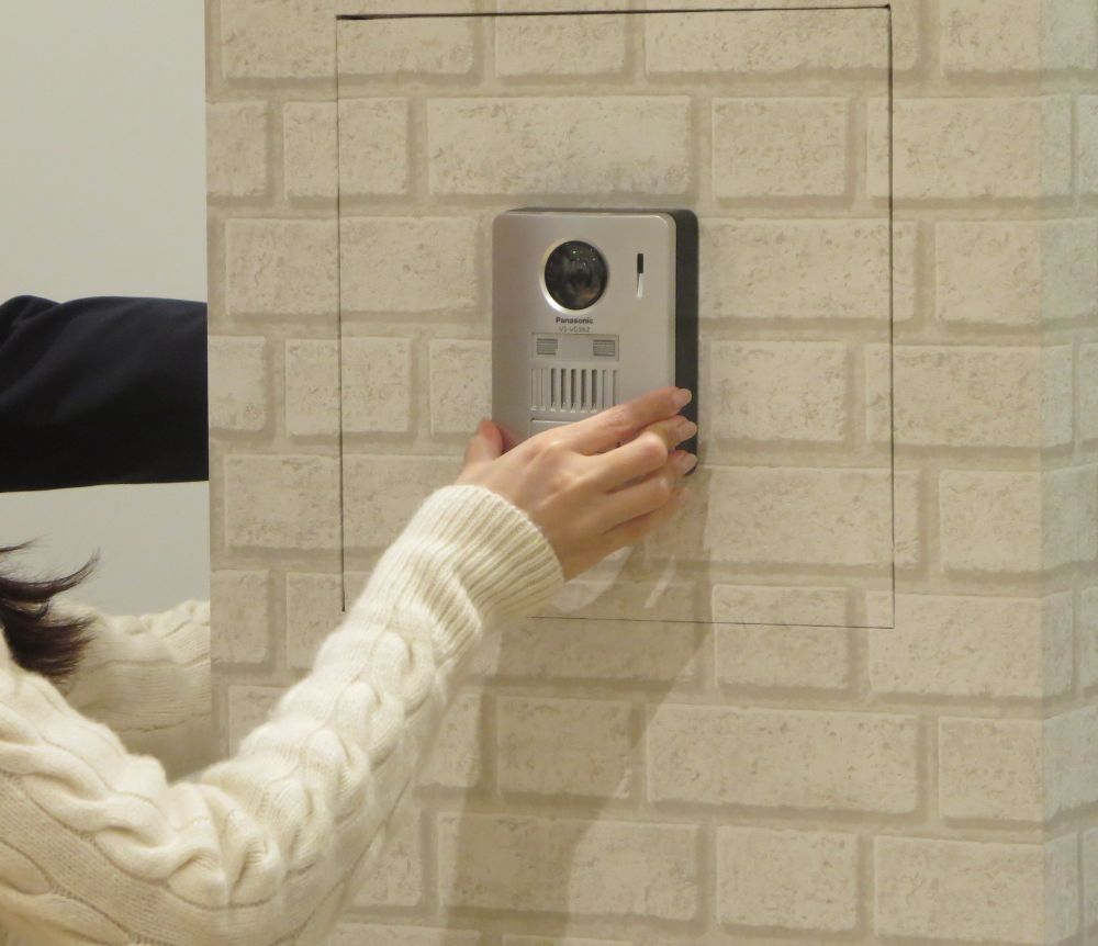 取り付けが簡単なテレビドアホンのVS-SGZ20L