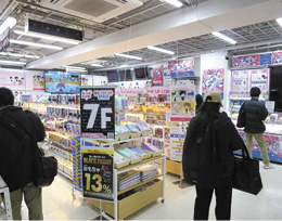 若い女性をターゲットにしたBIC POP UP SPACE（池袋本店）