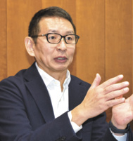 「当たり前に快適な暮らしが実現する文化を浸透させたい」と語るパナソニックEWの川本常務