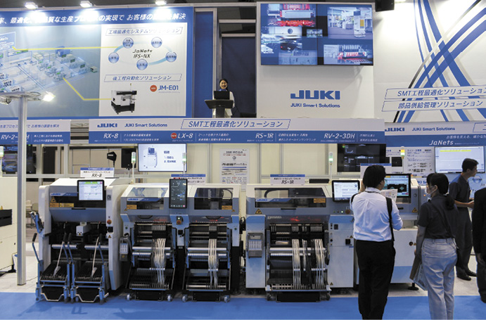 SMTマシンの高性能化に伴い、SMD技術の高度化が進む 