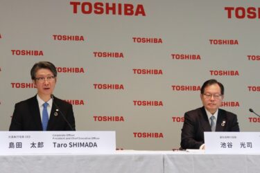 東芝が「COO」新設、島田社長と池谷副社長が就任　再成長へ執行体制見直し