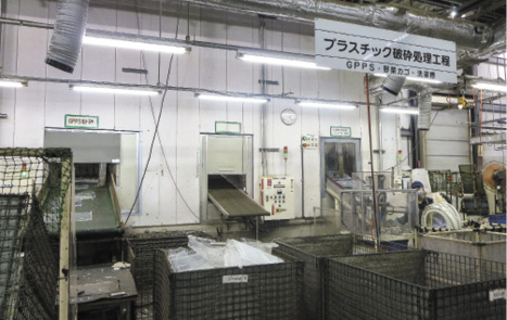 プラスチックの単一素材回収にも取り組む