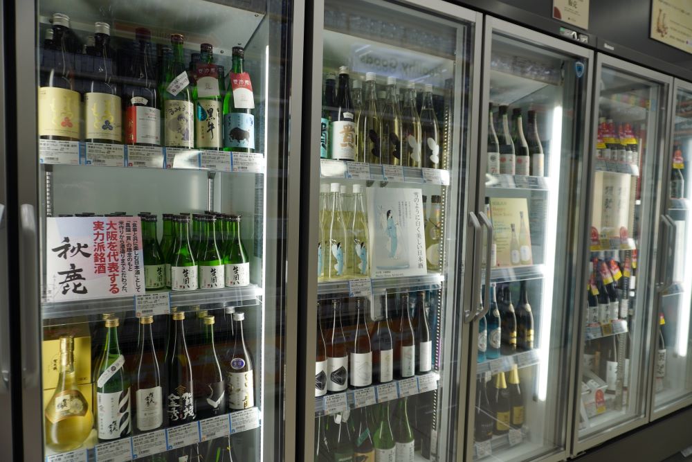 日本酒の取り扱いを強化