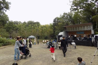 立花エレテック、環境イベントに参加　野外ライブなどにぎわう 