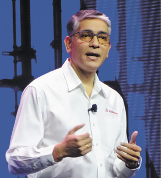 AIの有効活用に意欲を示すR&D担当バイス・プレジデントのクマー氏