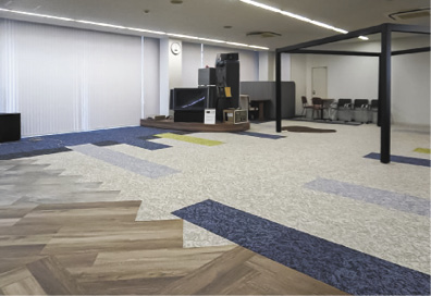 新たに開設した多目的ラウンジ