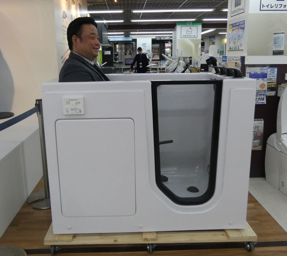 一般家庭で使用できるミライ人間洗濯機