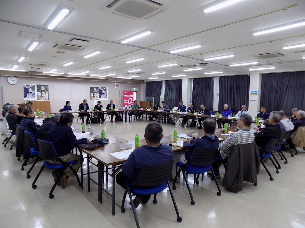 各支部の現状や状況を共有した