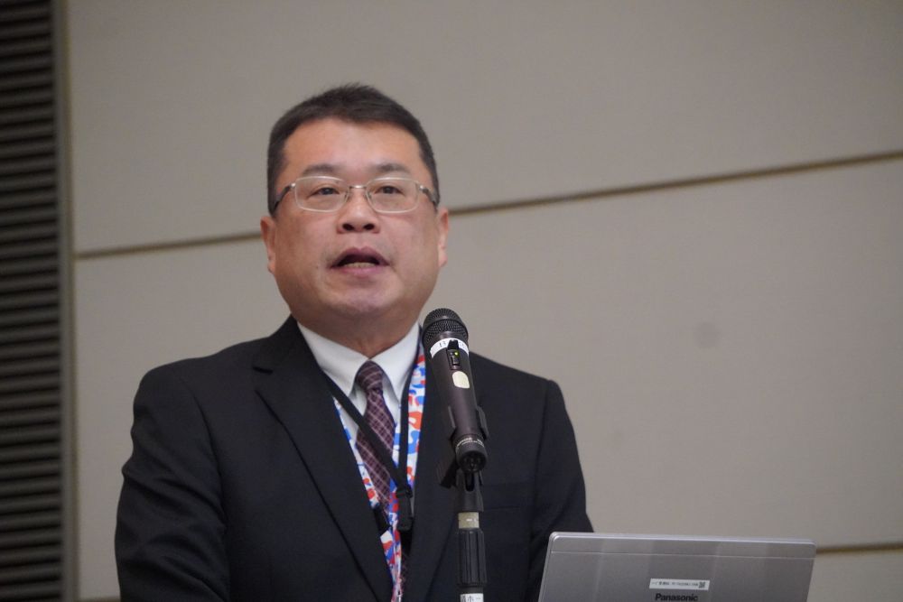 PMJの取り組みを紹介する柴田常務