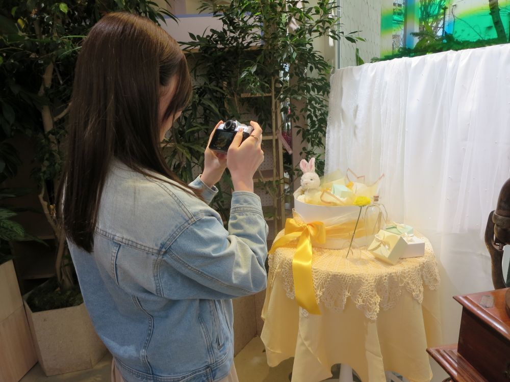 フォトブースでXシリーズでの撮影を体験