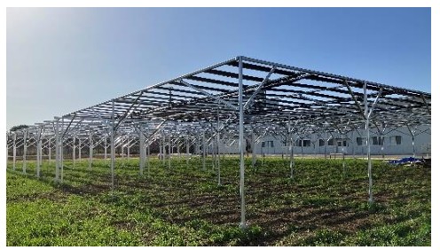 設置架台の全景