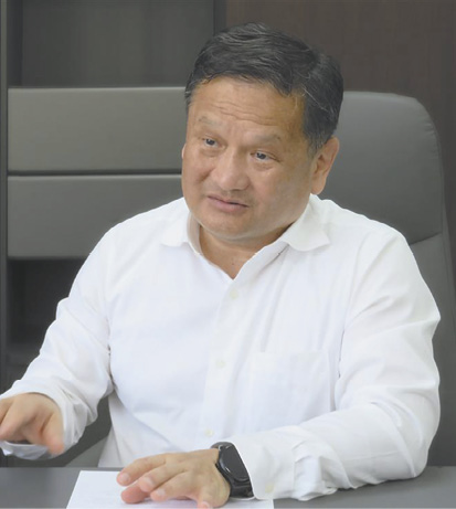 タイ新工場と今後の事業戦略について語る呉董事長