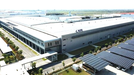 江蘇省常州市にあるCATLの漂陽工場。世界経済フォーラムが電池工場として数少ない「世界の灯台工場」(GLN)として認定している