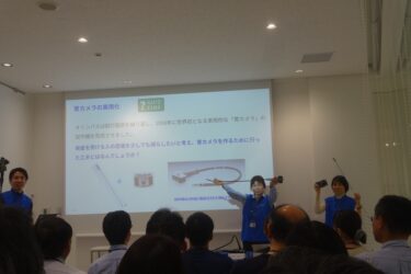 オリンパス、社内で「内視鏡の授業」　大腸がん予防への社員の理解促進