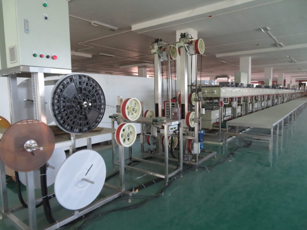 移設されたリール・ツー・リールめっきライン